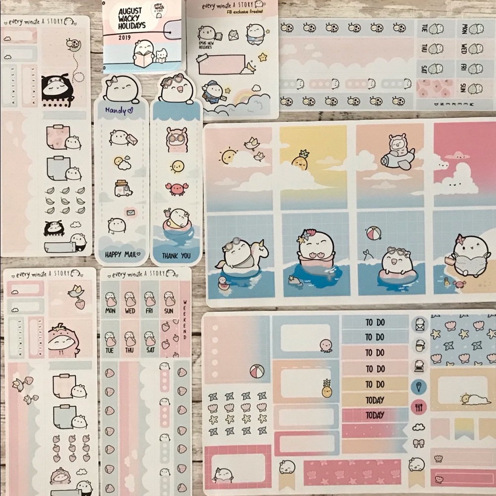 SOLD Every Minute a Story EMAS sticker bundle